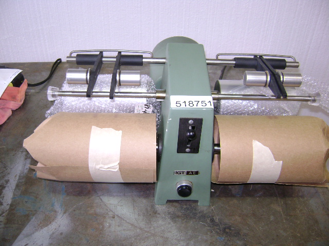 1GT Inking Unit - 110 Volt. The AE inker is actually two inking units, with a common drive. It is complete with the necessary rollers and oscillating drive required to apply ink to printing discs for print testing, using the various IGT printability testers.