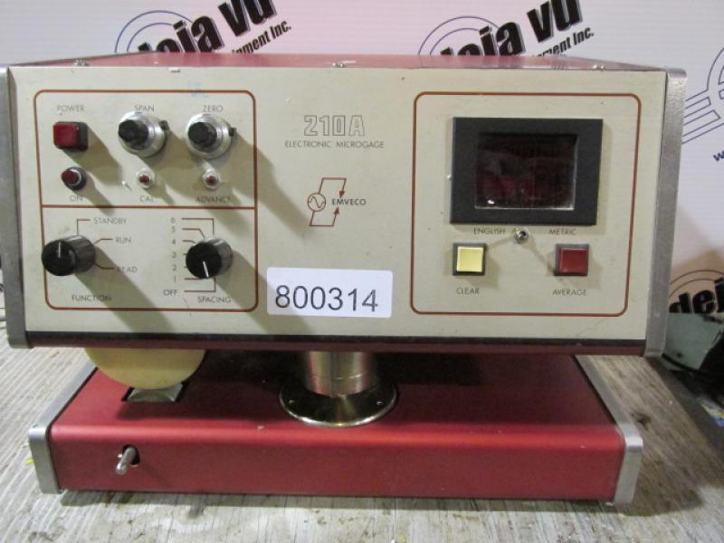 TAPPI Digital Caliper TAPPI Digital Caliper - Equipped with 3/16" diameter foot (for film) auto sheet feeder, inch or metric measurement/display capability. Stats presented as average std. deviation, high/low measurements, count. The Emveco microgauge provides accurate, repeatable, high resolution caliper measurements, displayed on a large, 5 digit LED display. This is a simple, easy-to-use instrument.