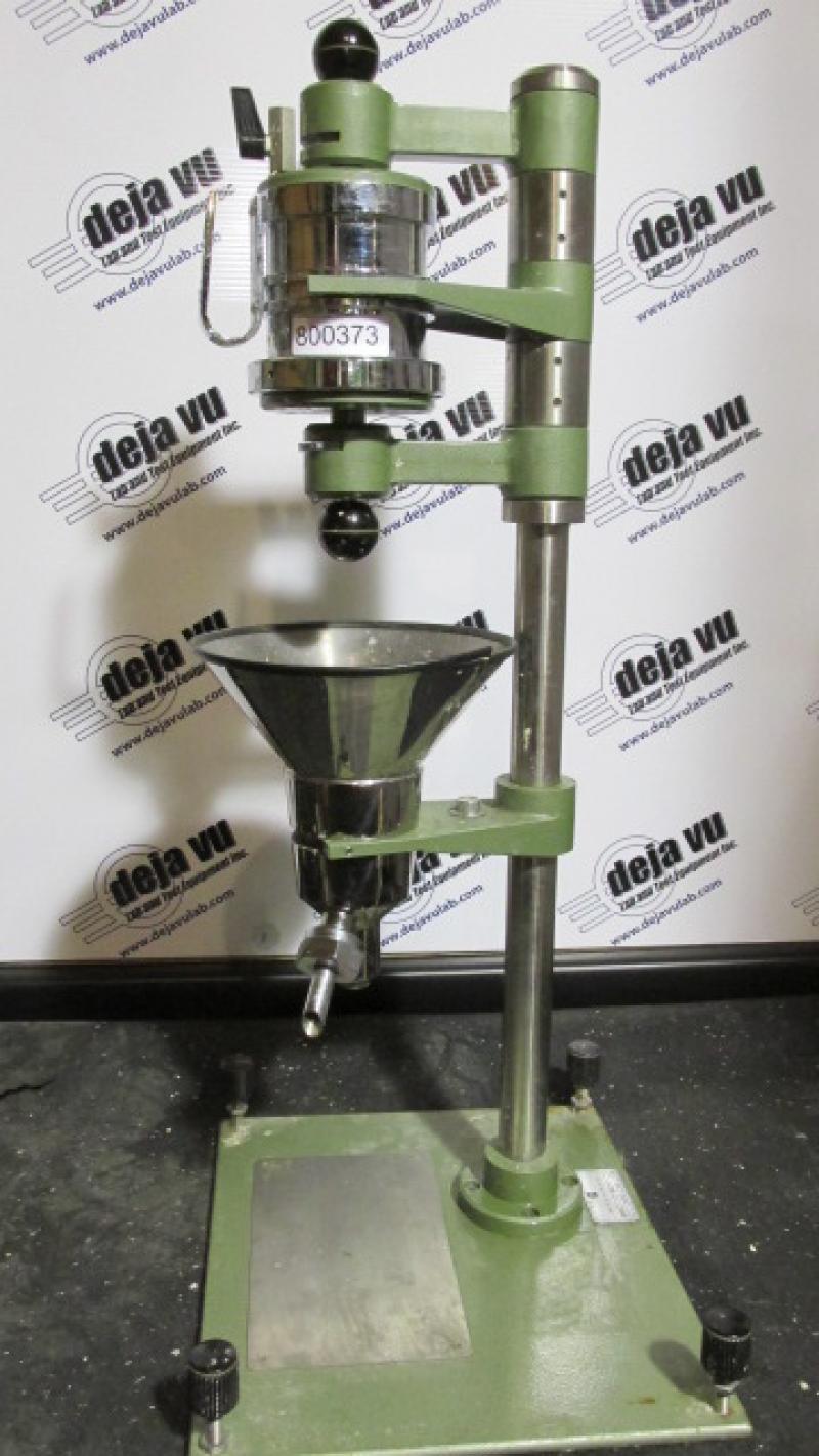 Canadian Standard Freeness Tester - This Messmer Canadian Standard Freeness Tester is a free standing unit, compliant to TAPPI T227. It is easy to operate and to dissassemble for cleaning.