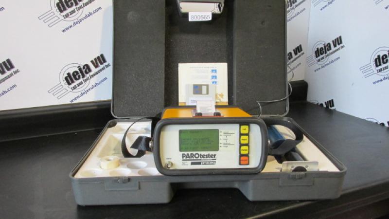 Proceq Roll Hardness Paro Tester - The Parotester measures paper roll hardness, profiles, using an impact body (like a Schmidt tester), but stores and displays profiles in graph format. This is an excellent package!