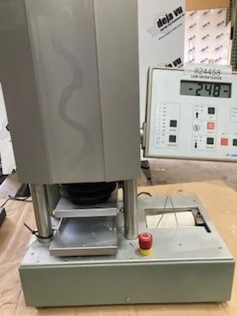 Digital Crush and Compression Tester Digital Crush and Compression Tester - This crush compression tester features large Character LCD display, programming for a range of tests, including FCT values. Load range is 10-1000 pounds force, speed 0-2 inches per minute.