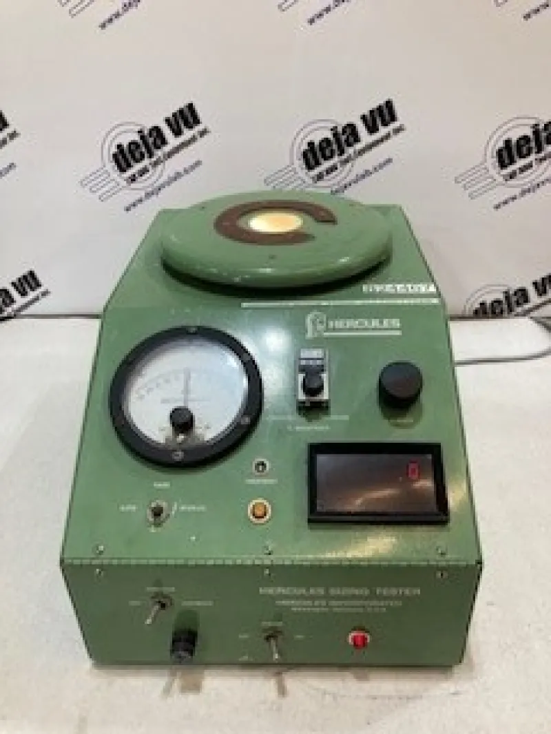 Sizing Tester - The Hercules sizing tester is the standard in the industry 117V AC 50-60Hz