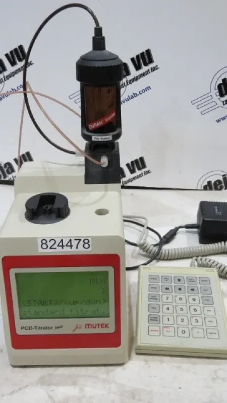 Titrator - The Mutek "Titrator Two" is used with the particle charge detector PCD-02, PCD-03 and easily connects to it.